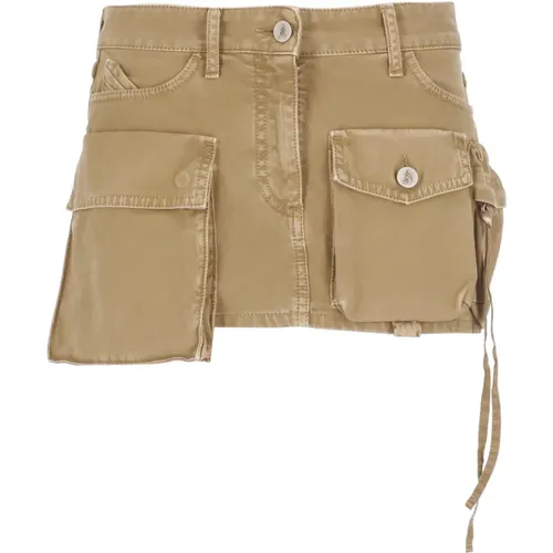 Cargo Mini Skirt , female, Sizes: W28, W26 - The Attico - Modalova