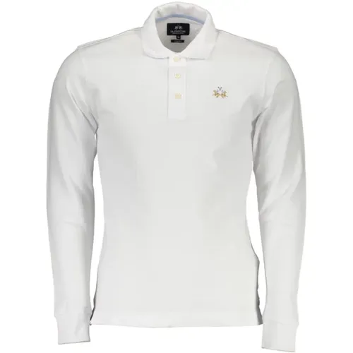 Elegant Slim Fit Polo with Embroidery Details , male, Sizes: 3XL, L, XL, 2XL, M - LA MARTINA - Modalova