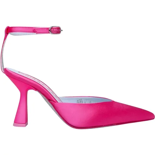 Sandalo IN Pelle Satinata Fucsia , female, Sizes: 4 UK, 5 UK, 6 UK - Chiara Ferragni Collection - Modalova