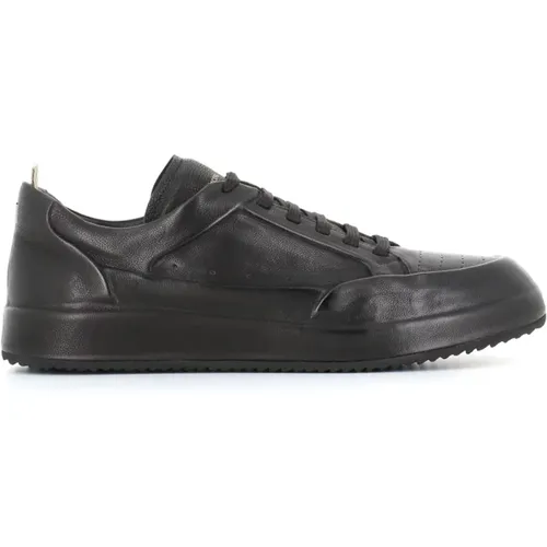 Leather Sneakers with Clean Design , male, Sizes: 10 UK - Officine Creative - Modalova