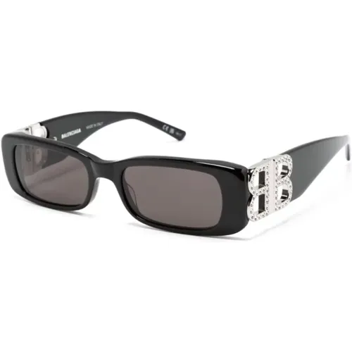Schwarze Sonnenbrille für den täglichen Gebrauch , Damen, Größe: 51 MM - Balenciaga - Modalova