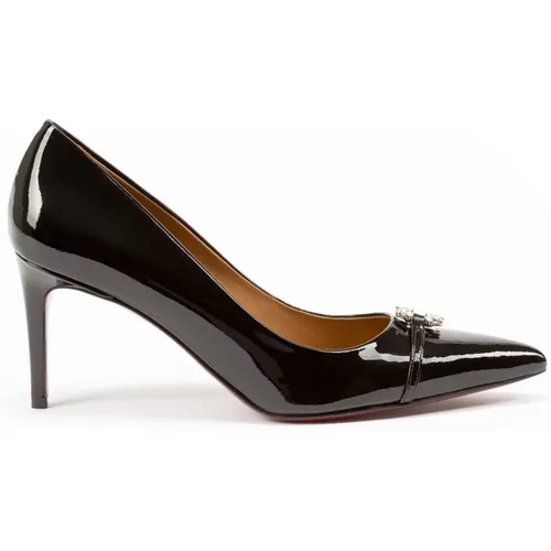 Eleganter Lackleder Stiletto Pump , Damen, Größe: 40 EU - Testoni - Modalova