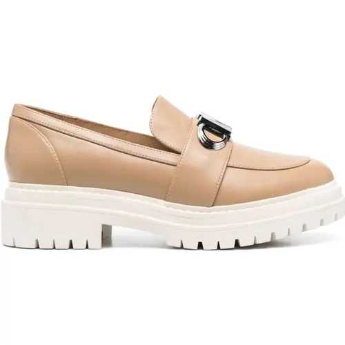 Parker leather loafer , female, Sizes: 5 1/2 UK, 6 UK - Michael Kors - Modalova