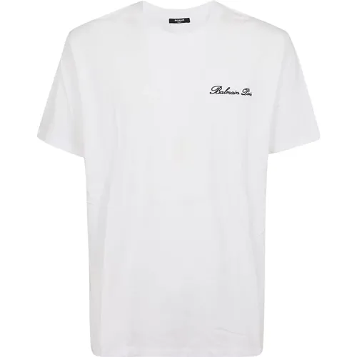 Men's Clothing T-Shirts & Polos Ss24 , male, Sizes: XL, M - Balmain - Modalova