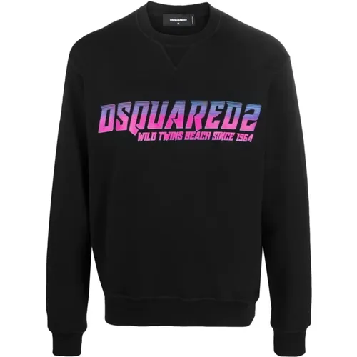 Surf Style Sweatshirt , male, Sizes: S, XS - Dsquared2 - Modalova