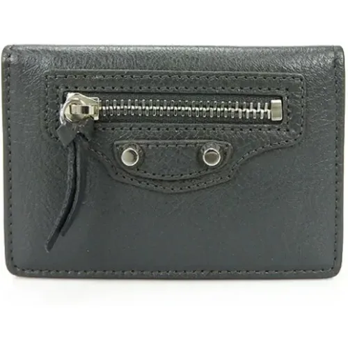 Pre-owned Leather wallets , female, Sizes: ONE SIZE - Balenciaga Vintage - Modalova