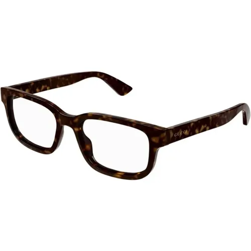 Stilvolle Havana Rahmen Brille - Gucci - Modalova
