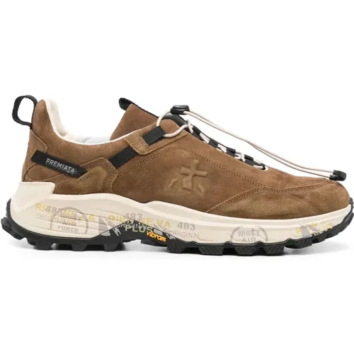 Suede sneakers with leather lining , male, Sizes: 12 UK, 11 UK, 8 UK, 7 UK, 9 UK, 6 UK, 10 UK - Premiata - Modalova