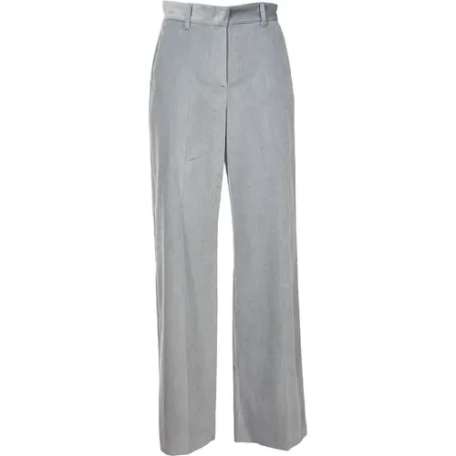 Weite Samtbaumwollhose - Max Mara Weekend - Modalova