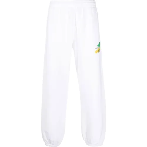 Off , Sweatpants , male, Sizes: L - Off White - Modalova