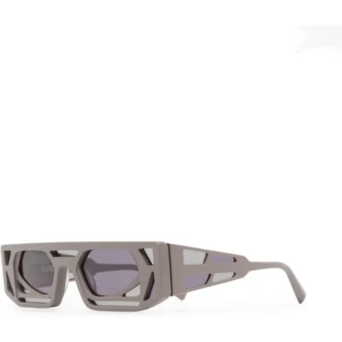 Graue Sonnenbrille für den täglichen Gebrauch , unisex, Größe: 48 MM - Kuboraum - Modalova