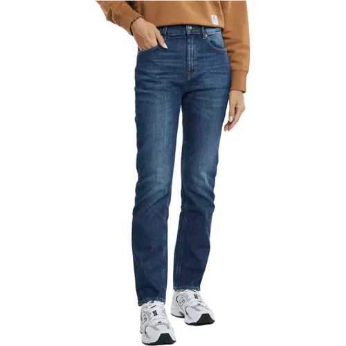 High-Waist 5-Pocket Jeans , Damen, Größe: W30 - Department Five - Modalova
