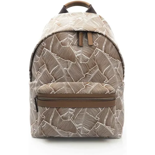 Stylish Backpack with Zip Closure and Logo Straps , male, Sizes: ONE SIZE - Cerruti 1881 - Modalova