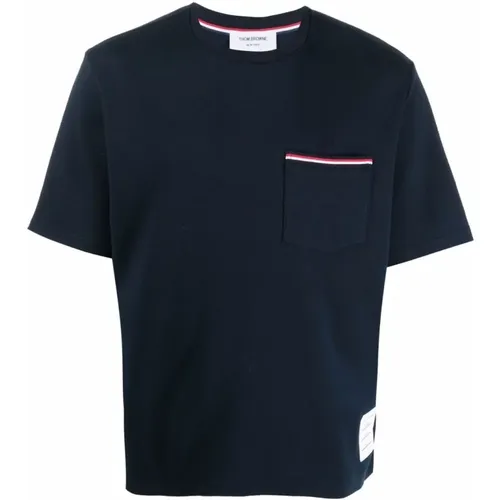 T-shirts and Polos , male, Sizes: L, XL, S, M - Thom Browne - Modalova