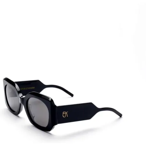 Noir Fashion Sunglasses , unisex, Sizes: ONE SIZE - Emmanuelle Khanh - Modalova