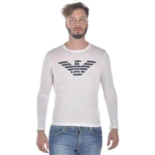 Gemütlicher Strickpullover , Herren, Größe: L - Emporio Armani - Modalova