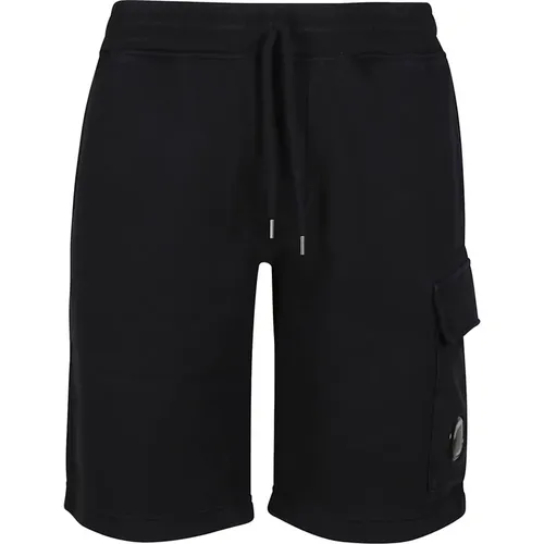 Diagonal Fleece Cargo Short , male, Sizes: M - C.P. Company - Modalova