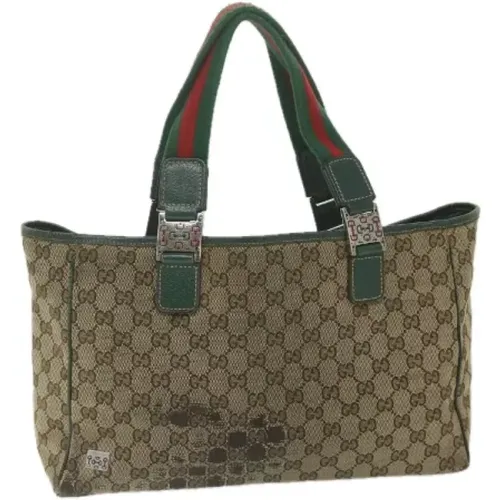 Pre-owned Canvas gucci-bags , female, Sizes: ONE SIZE - Gucci Vintage - Modalova