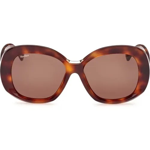 Azetat-Sonnenbrille für Frauen , Damen, Größe: ONE Size - Max Mara - Modalova