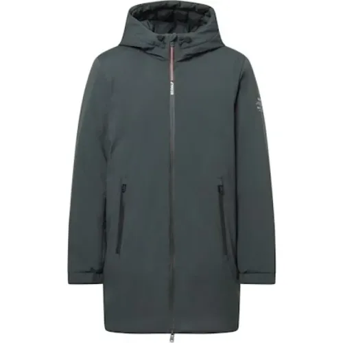 Zipper Parka with Adjustable Hood , male, Sizes: XL, M, L - Ecoalf - Modalova