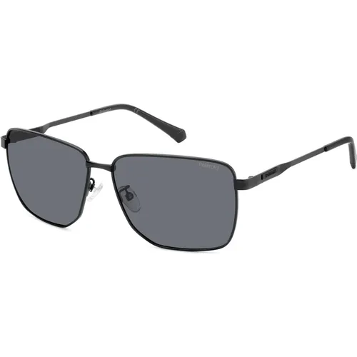 Grey Sunglasses , male, Sizes: 62 MM - Polaroid - Modalova