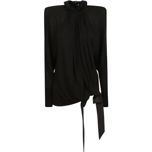 Schwarze Kleider für Frauen - Saint Laurent - Modalova