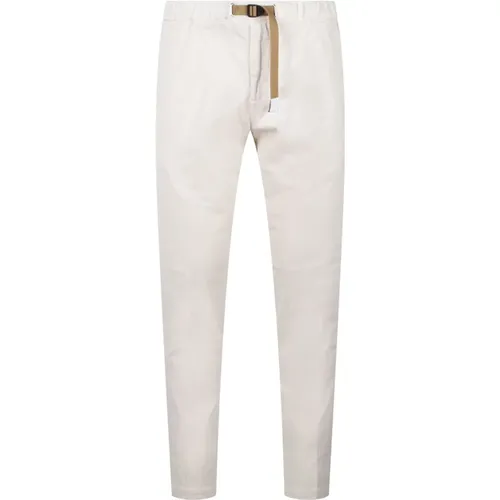 Hose mit geradem Bein aus Baumwolle,Chino Hose mit Gesäßtasche Sand - White Sand - Modalova