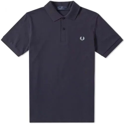 Original Plain Polo Navy Ice , Herren, Größe: 2XS - Fred Perry - Modalova