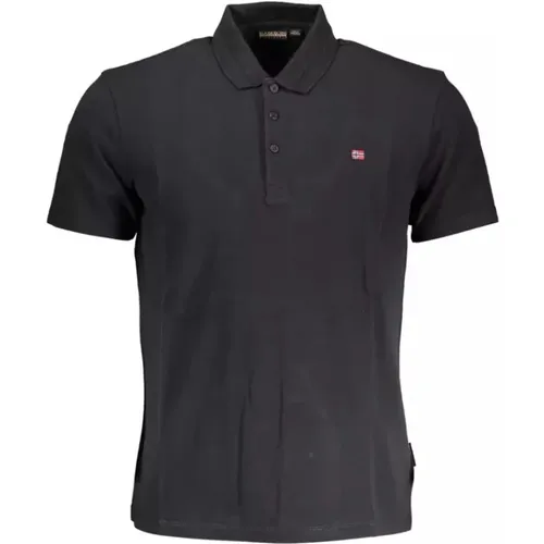 Elegantes Poloshirt mit kurzen Ärmeln , Herren, Größe: 2XL - Napapijri - Modalova