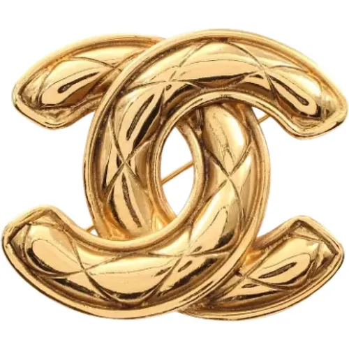 Pre-owned Metal brooches , female, Sizes: ONE SIZE - Chanel Vintage - Modalova