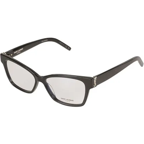 Schwarze Transparente Sonnenbrille SL M116 , unisex, Größe: 55 MM - Saint Laurent - Modalova