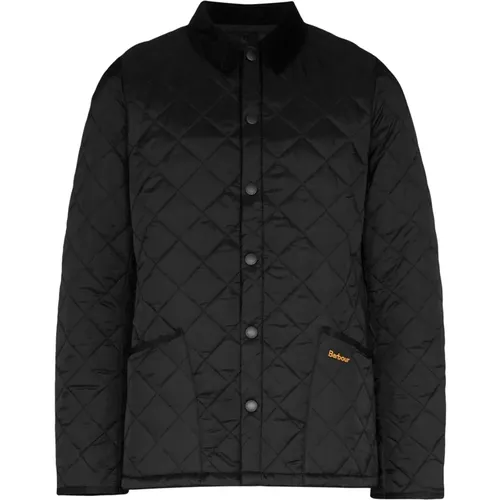 Gesteppte Heritage Liddesdale Schwarze Jacke , Herren, Größe: M - Barbour - Modalova