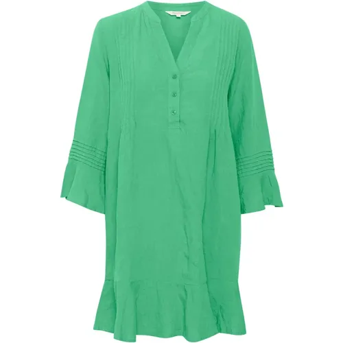 Spruce Dress with Flounce Details , female, Sizes: 2XL, M, XL, S, L, 3XL - Part Two - Modalova