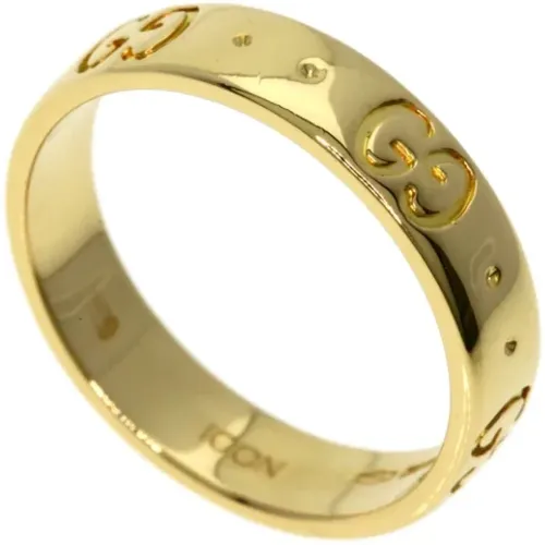 Pre-owned Gold rings , female, Sizes: ONE SIZE - Gucci Vintage - Modalova