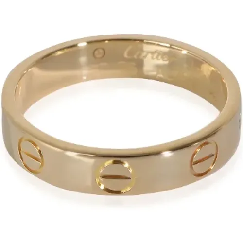 Pre-owned Metal rings , female, Sizes: ONE SIZE - Cartier Vintage - Modalova