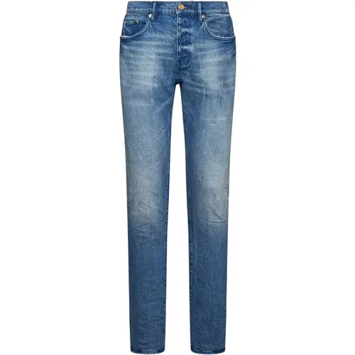 Distressed Denim Jeans , male, Sizes: W34, W29, W31, W30, W33, W32 - Purple Brand - Modalova