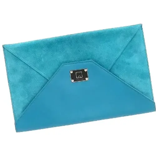 Pre-owned Suede clutches , female, Sizes: ONE SIZE - Jimmy Choo Pre-owned - Modalova