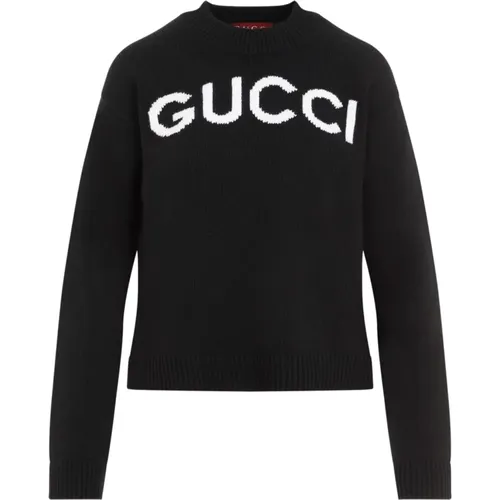 Wool Sweater Aw24 , female, Sizes: XS, S - Gucci - Modalova