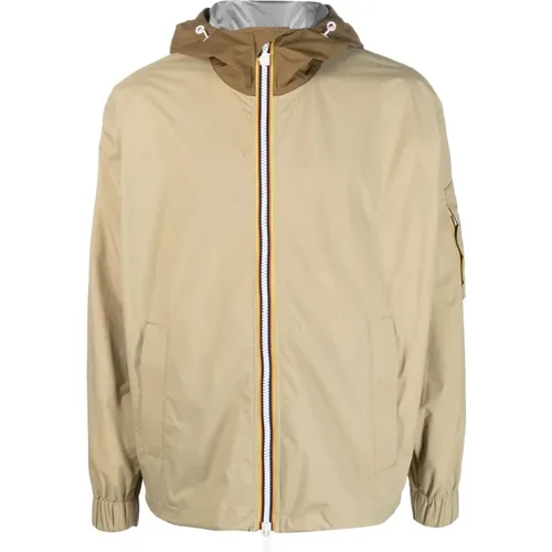 RD Zip-Up Hooded Jacket , male, Sizes: XL, S - K-way - Modalova