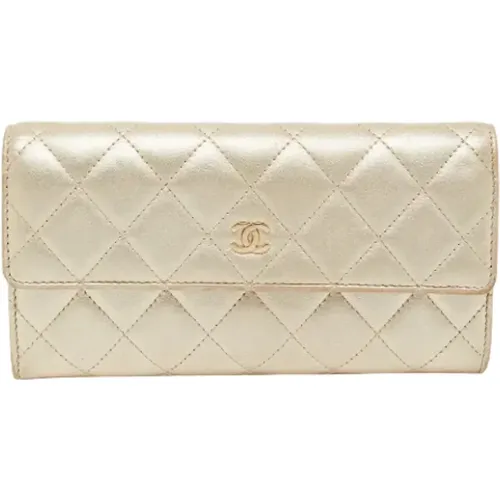 Pre-owned Leather wallets , female, Sizes: ONE SIZE - Chanel Vintage - Modalova