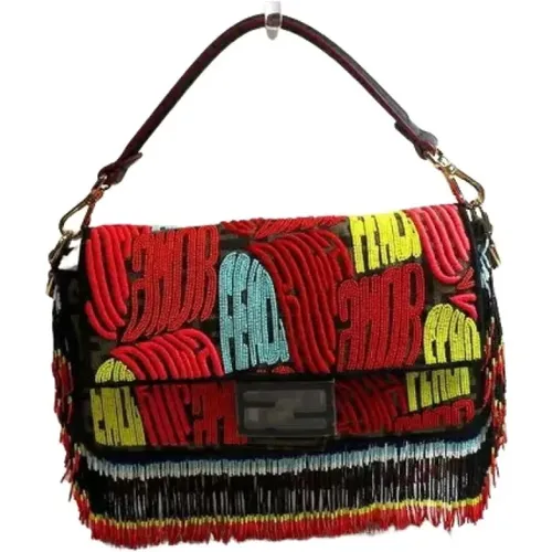 Pre-owned Multicolored Leather Fendi Shoulder Bag , female, Sizes: ONE SIZE - Fendi Vintage - Modalova