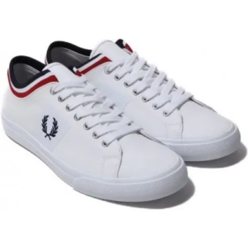 Underspin Tipped Cuff Twill Sneakers , male, Sizes: 10 UK, 9 UK - Fred Perry - Modalova