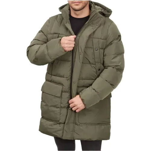 Herren Daunenparka Jacke , Herren, Größe: 3XL - Geox - Modalova