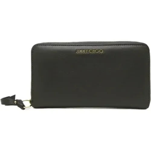 Pre-owned Leather wallets , unisex, Sizes: ONE SIZE - Jimmy Choo Pre-owned - Modalova