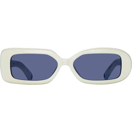 Square Sunglasses Blue Lenses Glossy , unisex, Sizes: 54 MM - Jacquemus - Modalova