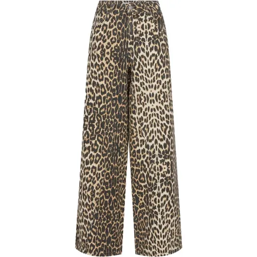 Denim Panel Long Pant , female, Sizes: L, XS, M, S, XL - Co'Couture - Modalova