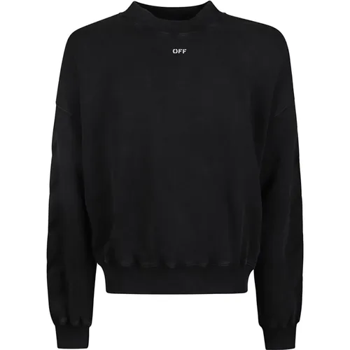 Sweatshirts Hoodies , male, Sizes: L, S, XL - Off White - Modalova
