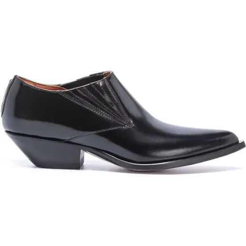 Brushed Calfskin Slip-on Low Boots , male, Sizes: 9 UK, 12 UK, 8 UK - Sonora - Modalova