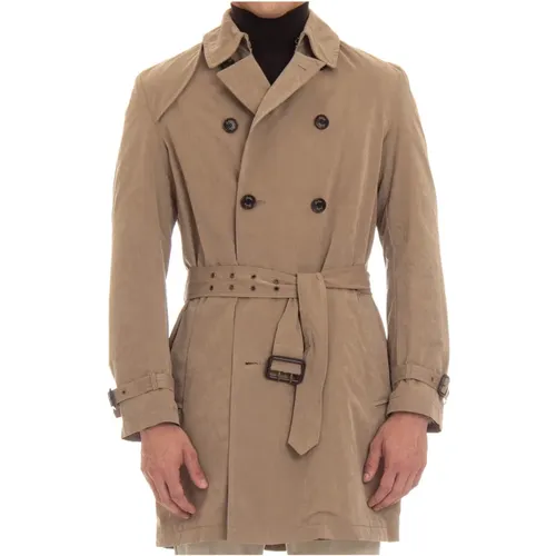 Beiger Trenchcoat mit Hornknöpfen - Sealup - Modalova