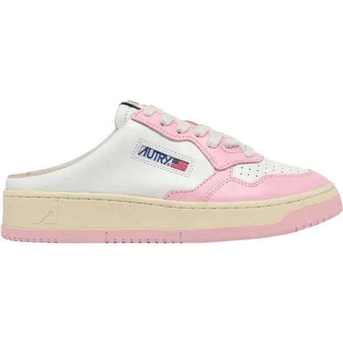 Medalist Bicolor Leder Sneakers , Damen, Größe: 37 EU - Autry - Modalova